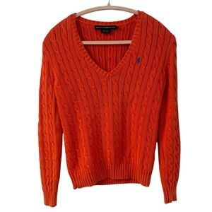 RALPH LAUREN SPORT CABLE KNIT SWEATER